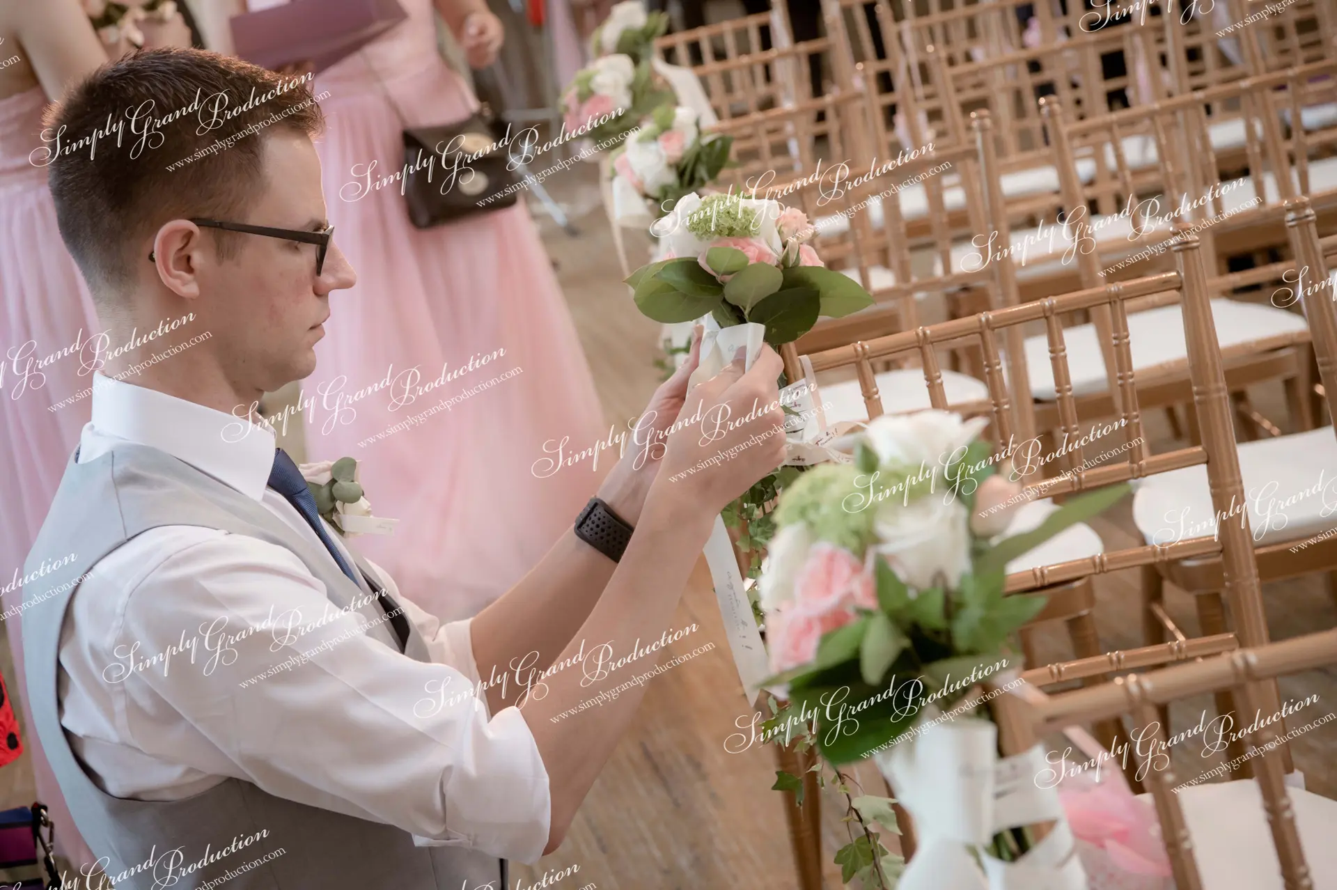 Simply_Grand_Production_Classic_Elegant_wedding_decoration_ceremony_chair_bouquet_pink_white_Four_Seasons_1_6